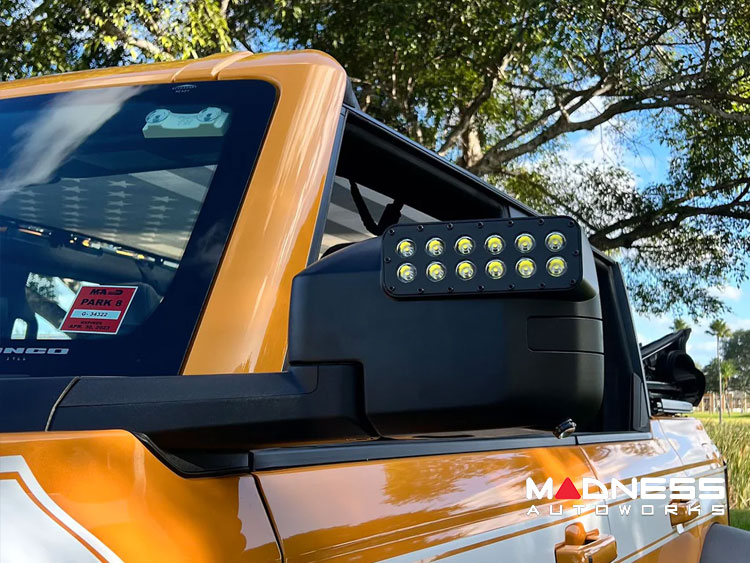 Ford Bronco Light Upgrade - Ditch Light Mirror Mount - Oracle